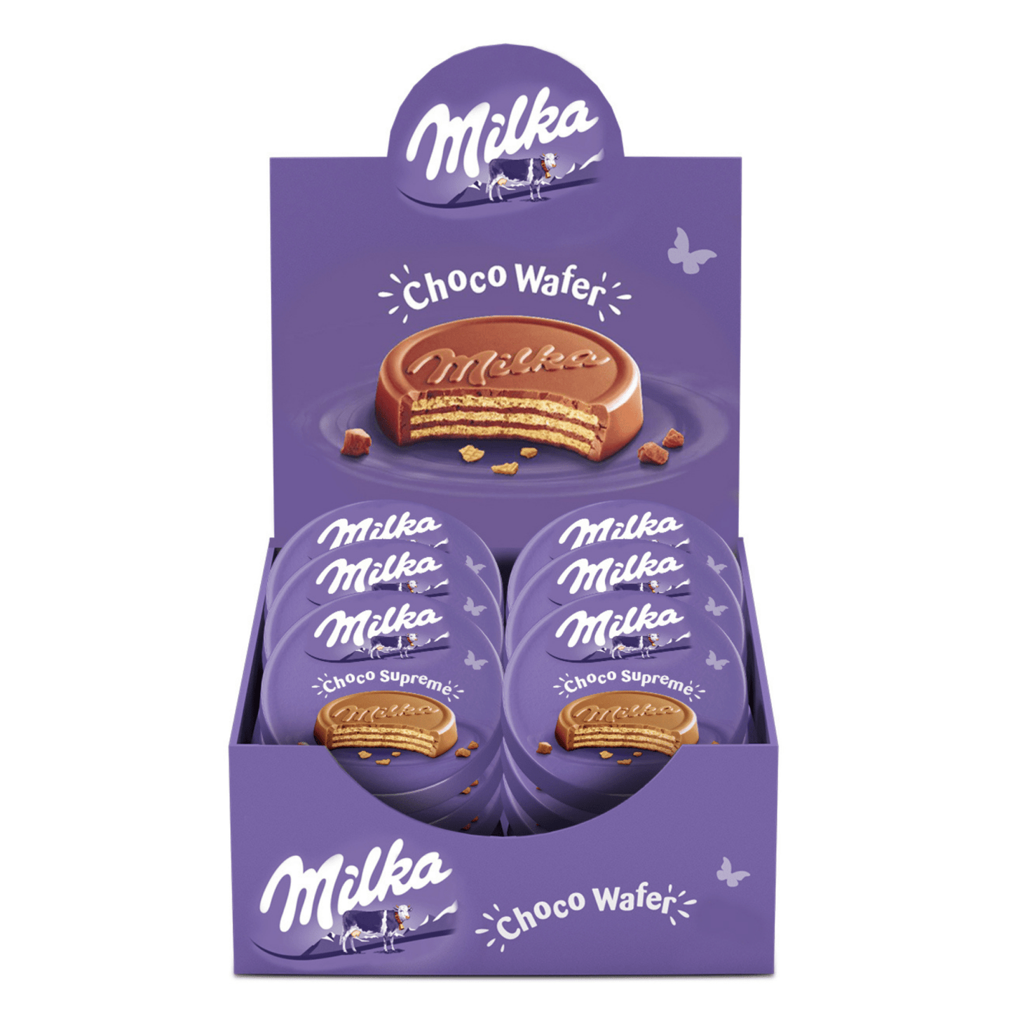 Gaufrette au chocolat Milka unique (30x 30gr)