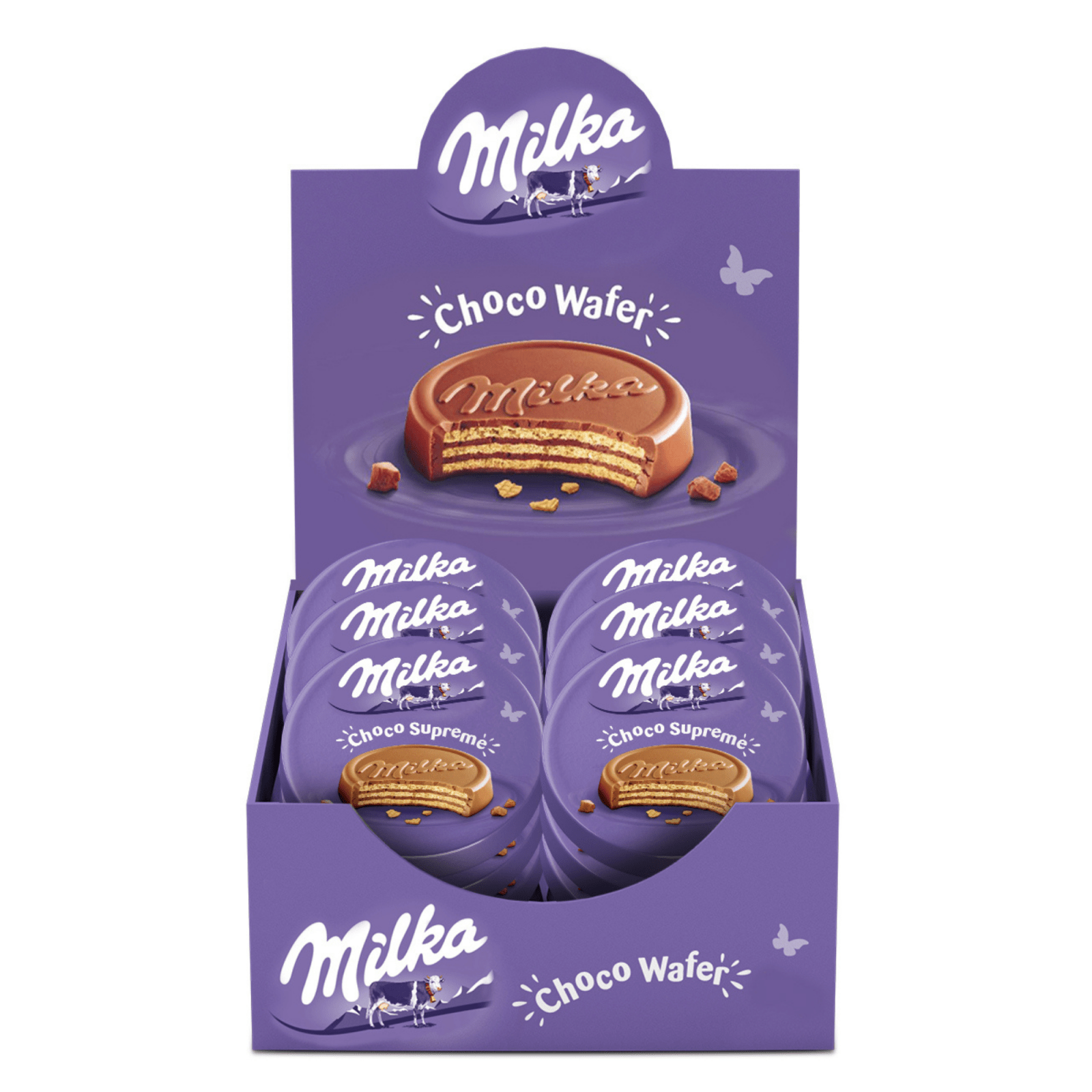 Gaufrette au chocolat Milka unique (30x 30gr)
