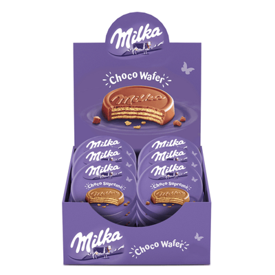 Gaufrette au chocolat Milka unique (30x 30gr)