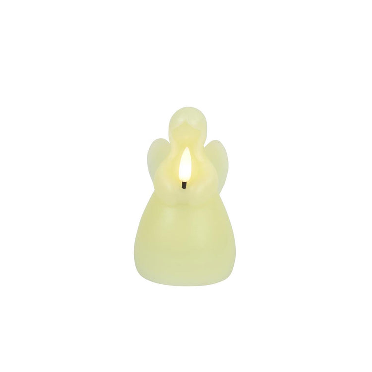 Countryfield LED bougie ange s crème 7x7x11,5cm