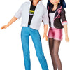 Bandai Ensemble poupée Miraculous Marinette Adrien - 26 cm
