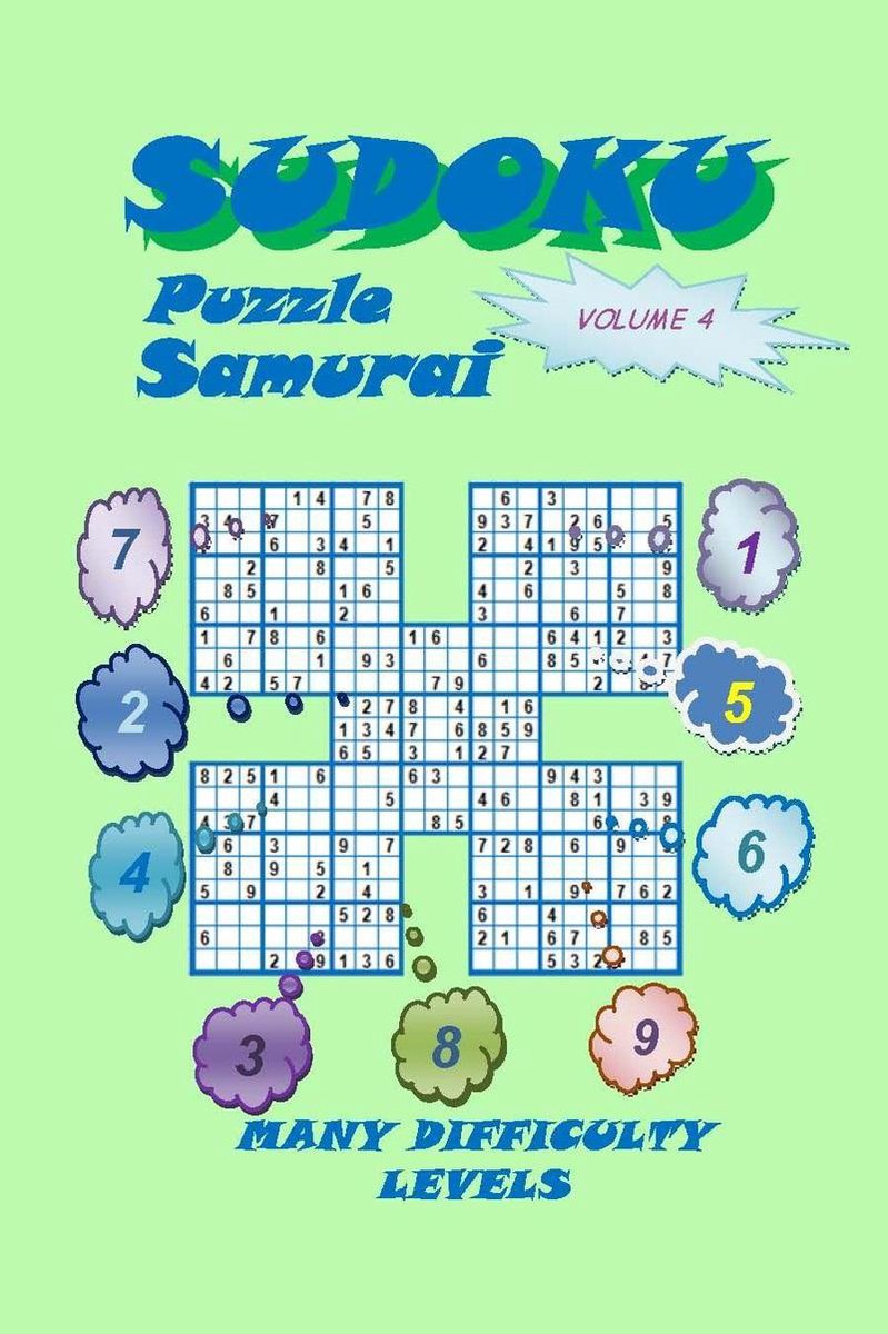 Puzzle Sudoku Samouraï, tome 4