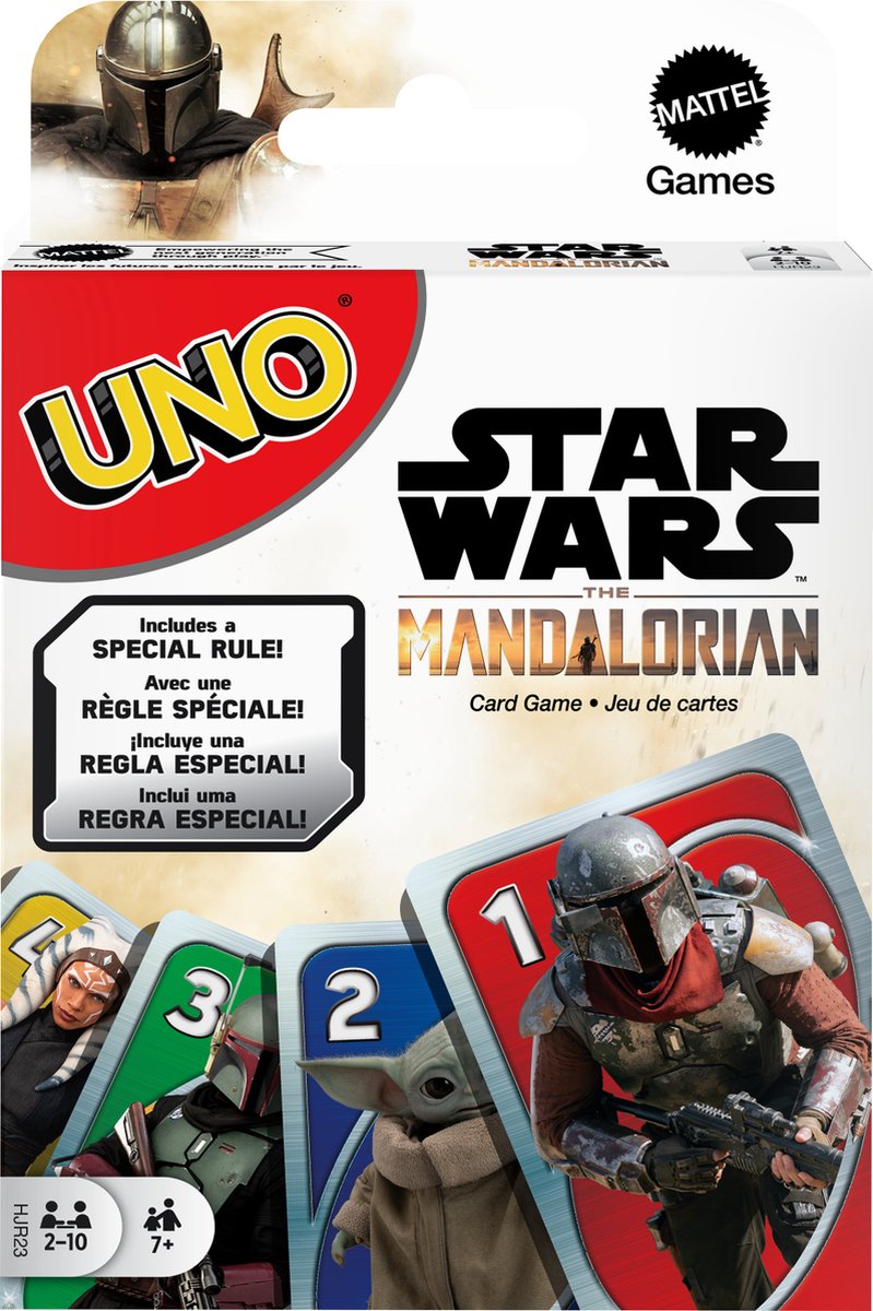 Mattel games uno star wars : le mandalorien - - jeu de cartes