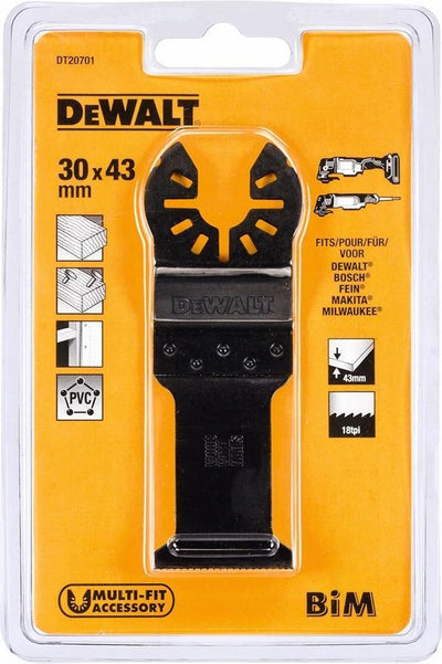 Dewalt dt20701 bim scie plongeante clous à bois 43x31mm pour multi-outil - dt20701-qz
