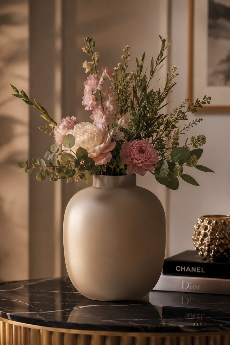 Pip studio - vase - kaki - fer - 25x32cm