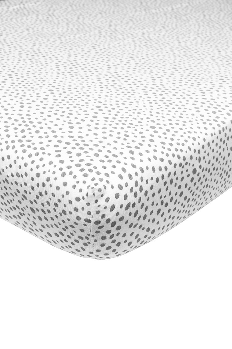Drap-housse pour berceau Meyco bébé guépard - gris - 40x80 90cm