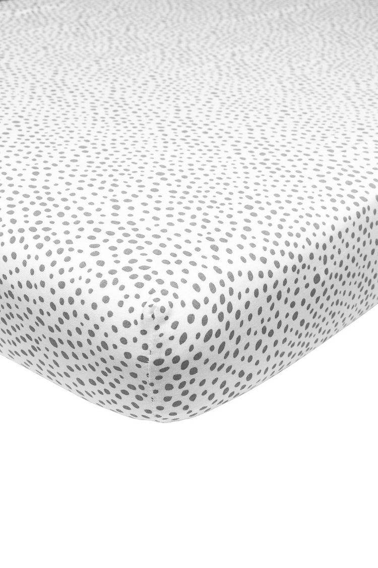Drap-housse pour berceau Meyco bébé guépard - gris - 40x80 90cm