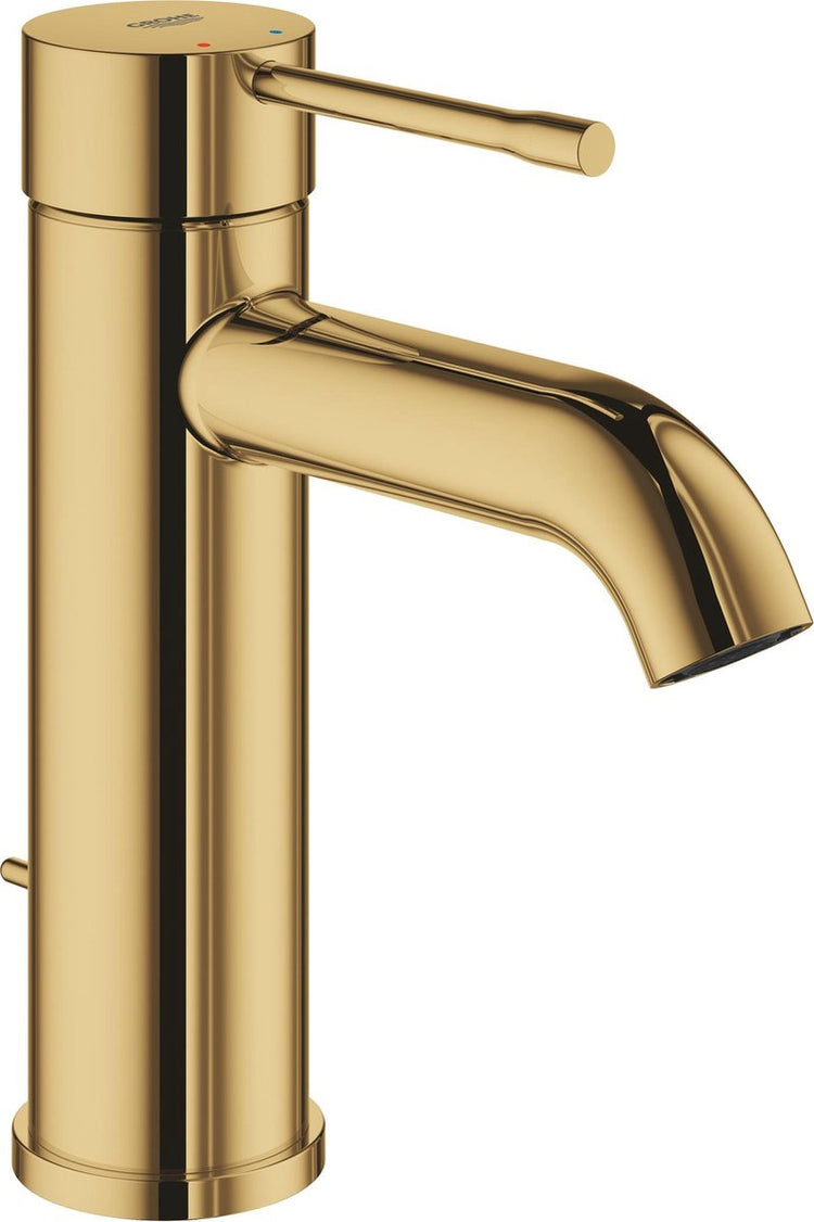 Grohe essence nouveau robinet de lavabo - bec bas - avec vidage extractible - cool Sunrise (or) - 23589gl1