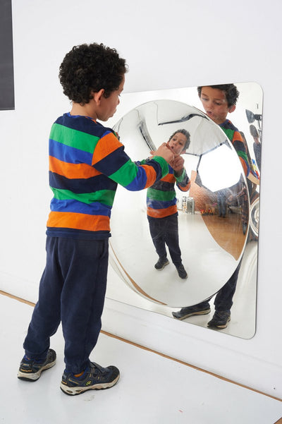 Panneau de miroir acrylique géant à dôme unique Tickit - 780 mm