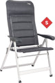 Crespo - fauteuil inclinable - s - al 235 - deluxe - gris foncé