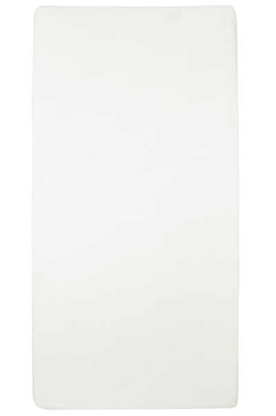 Meyco baby uni drap-housse lit junior - blanc cassé - 70x140 150cm