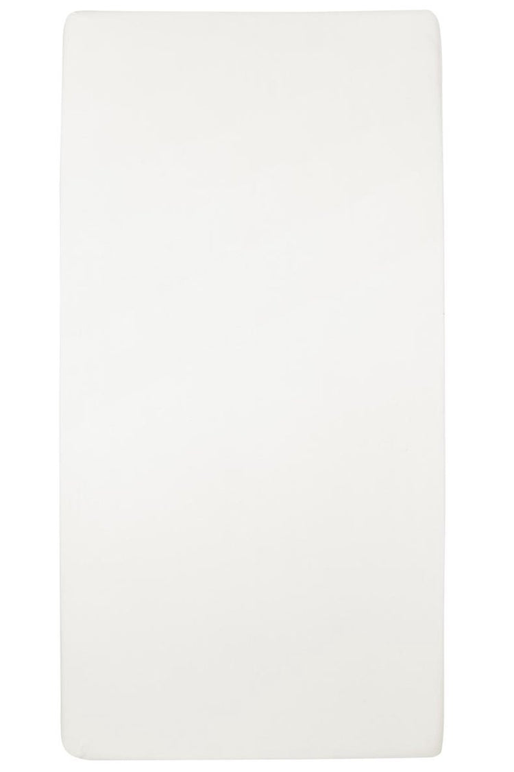 Meyco baby uni drap-housse lit junior - blanc cassé - 70x140 150cm