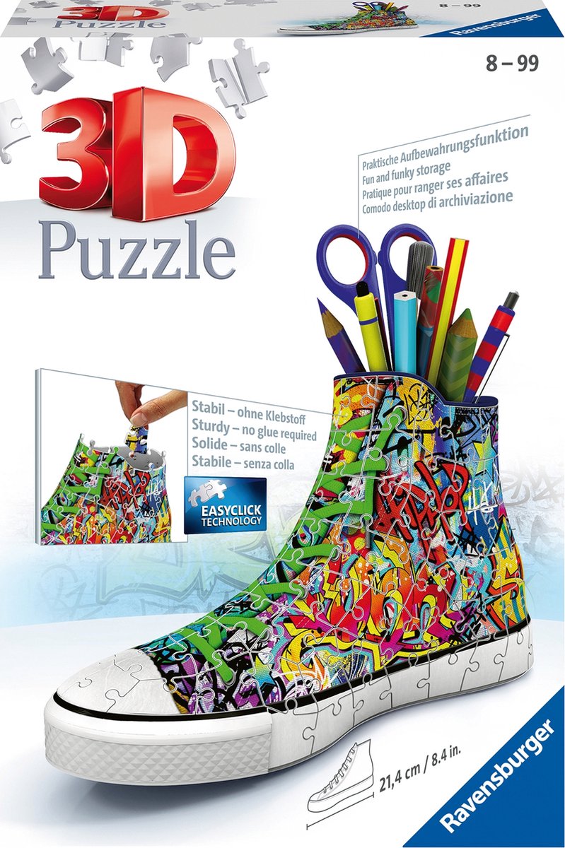 Ravensburger sneaker graffiti print - Puzzle 3D - 108 pièces