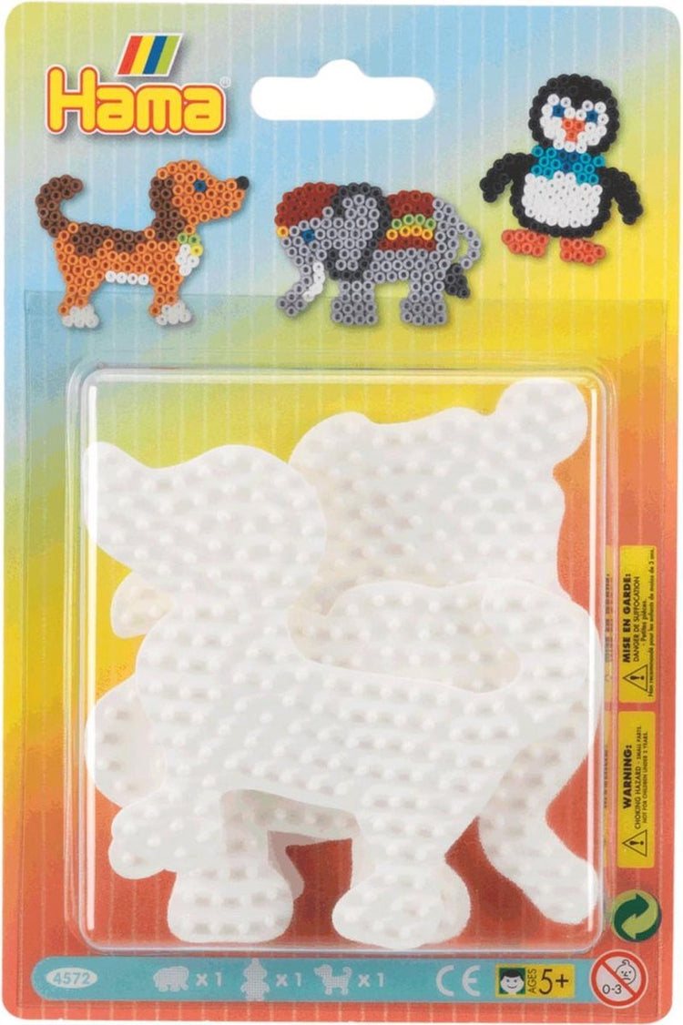 Hama Iron Perle Plates Elephant, Penguin, chien