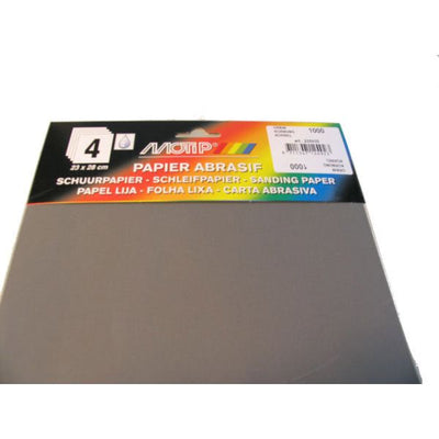 Papier de verre HPX grain 1000 (4 pièces)