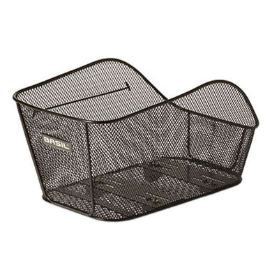 Icône de basilic M FM - Panier à vélo - à l'arrière - y compris le matériau de montage - noir