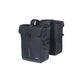 Axe à double vélo de basilic se déplacer 30 litres 16 x 27 x 38 cm noir