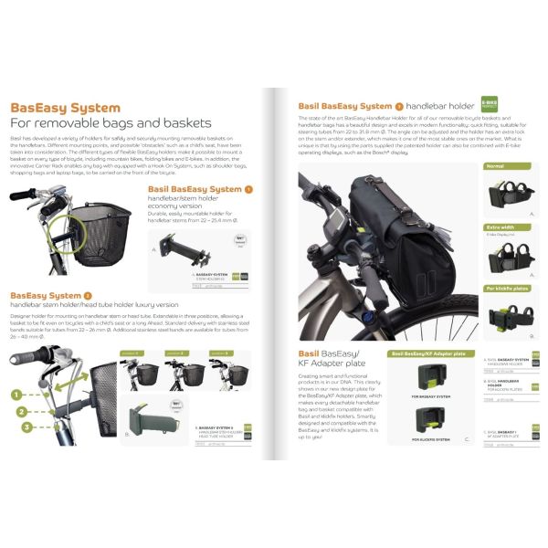 Basil KF - support de cintre pour guidon - noir