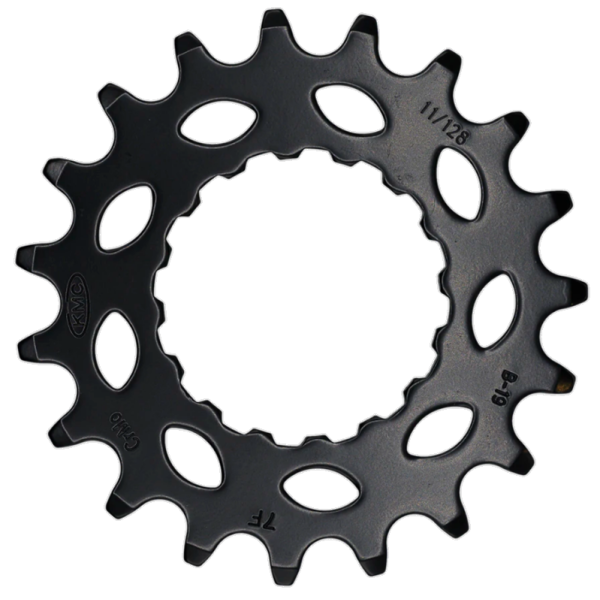 Pignon KMC Bosch Gen 2 super étroit 19T avant noir