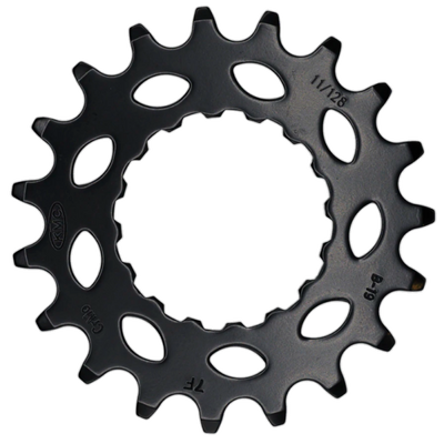 Pignon KMC Bosch Gen 2 super étroit 19T avant noir