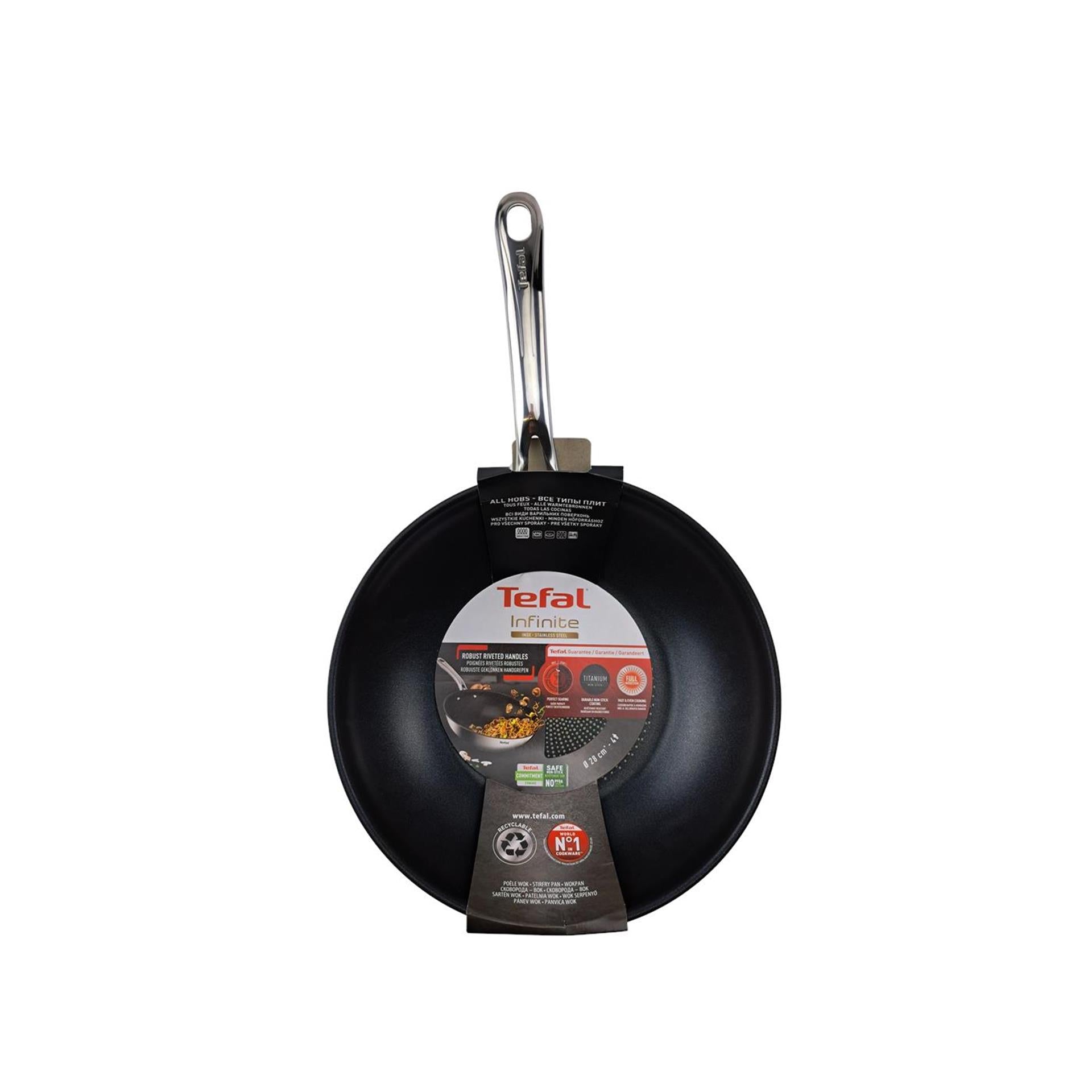 Poêle wok Tefal infinite ø28cm induction