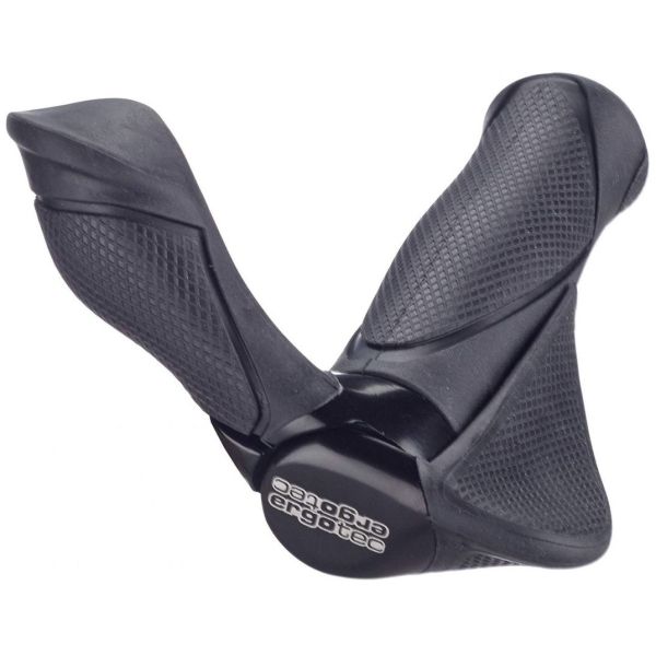 Paire de poignée de première poignée MF2 Small Kraton Aluminium 130 + 130 mm noir