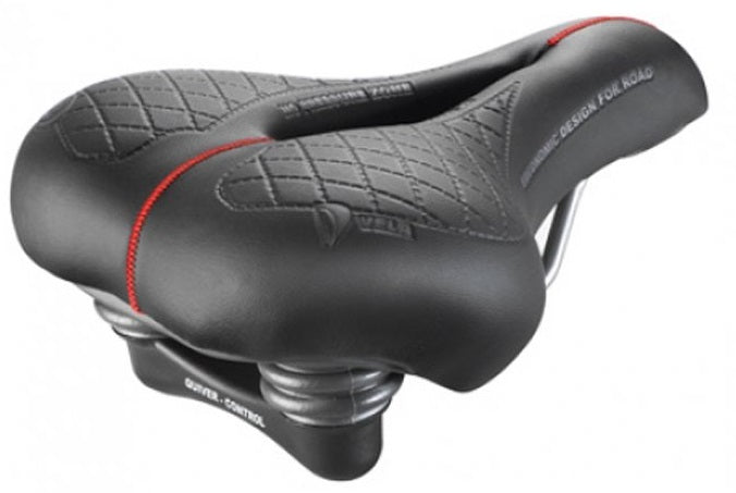 Selle montegrappa selle vela elastomer ressort noir sur la carte