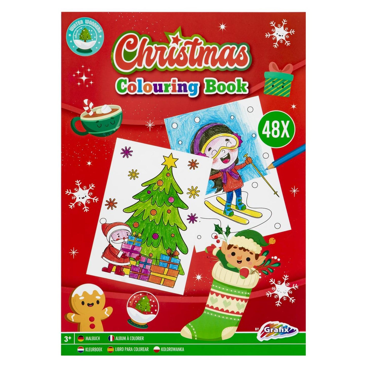 Colorbook Christmas A4, 48 Feuilles
