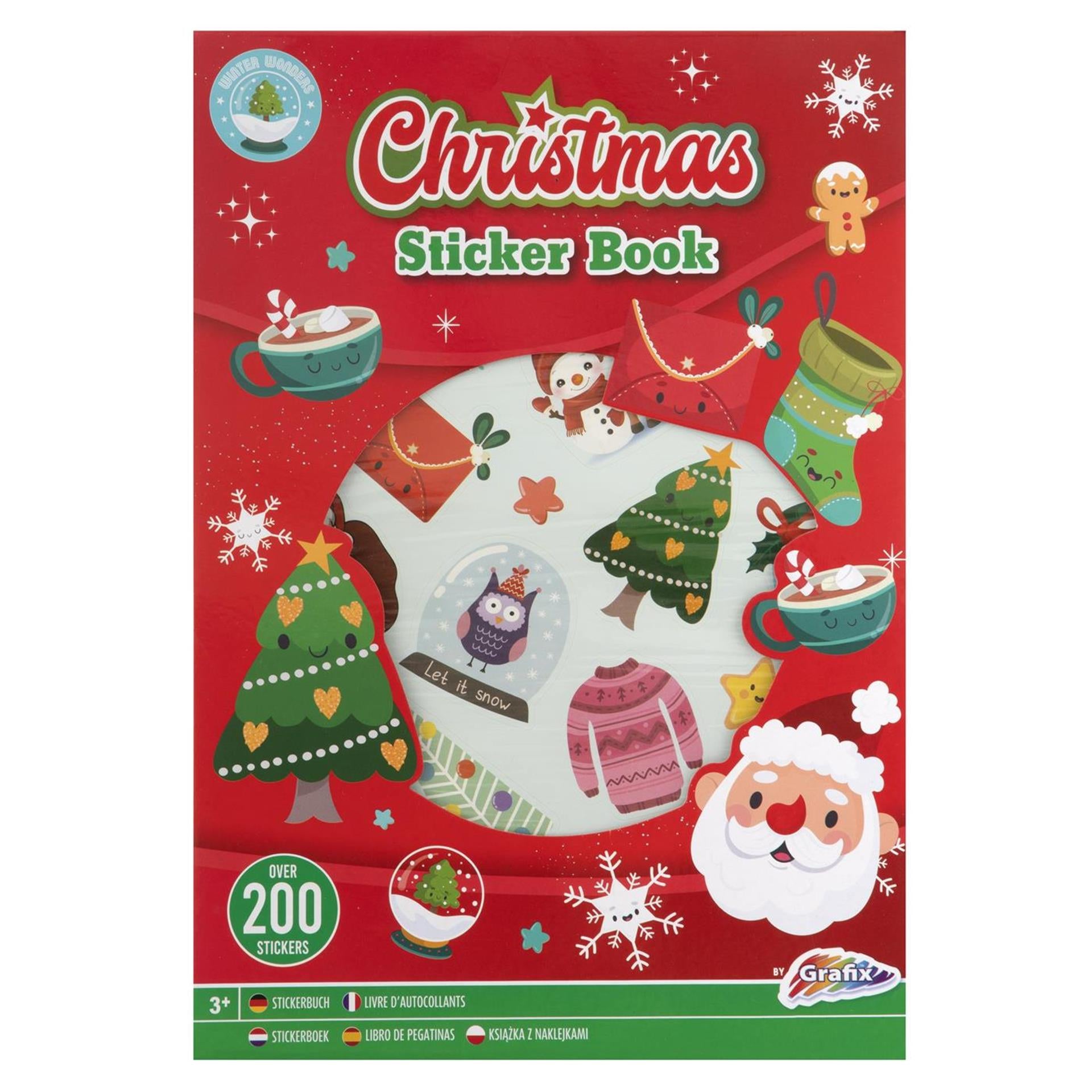 Creative Craft Group de Noël StickerBoek A4, 8 feuilles