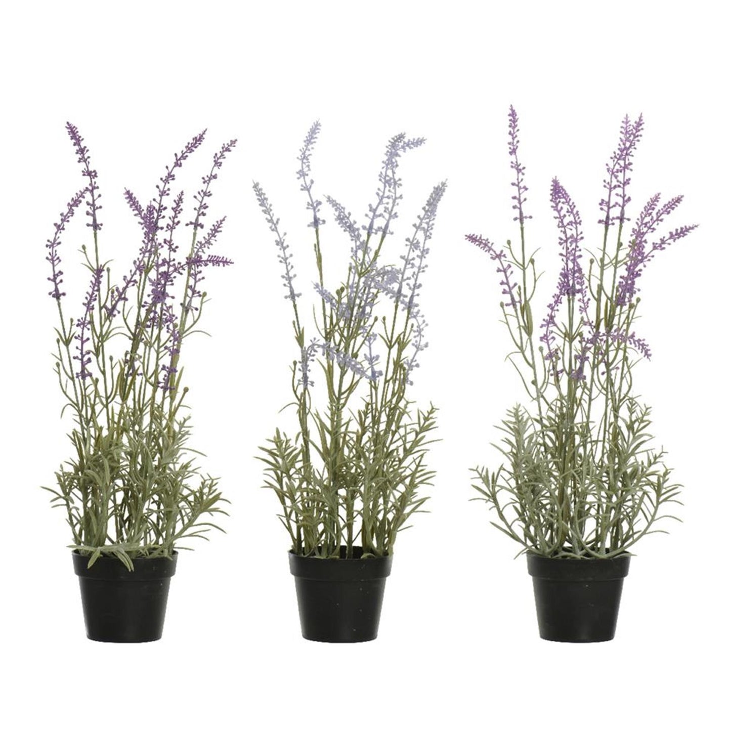 Decoris plante artificielle lavande h46cm violet