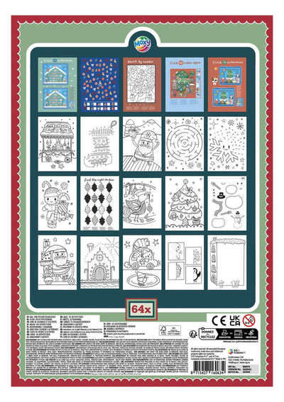 Cahier de coloriage et d'activités de groupe d'artisanat créatif Noël - 64 pages