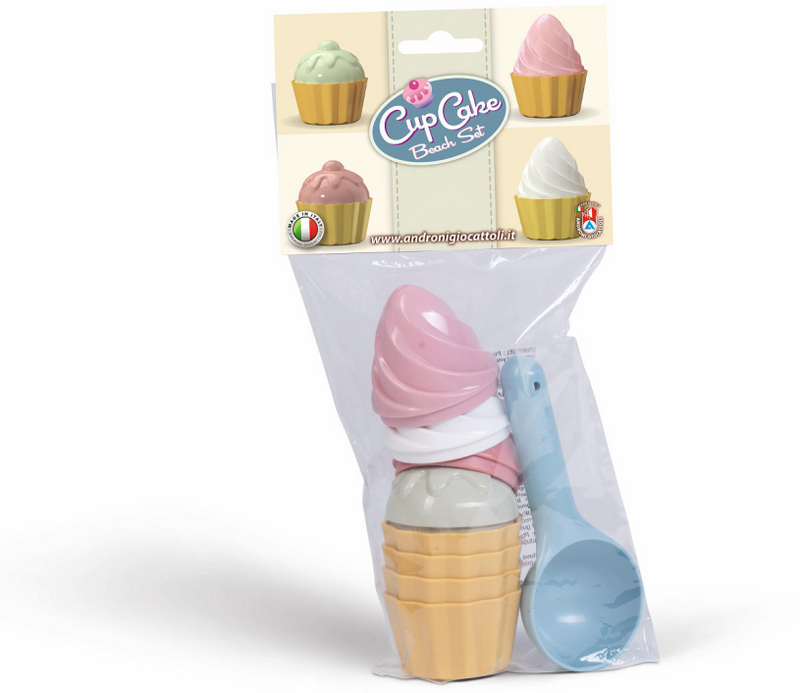 Androni Cupcake Sand Formes with Scoop, 9dlg.