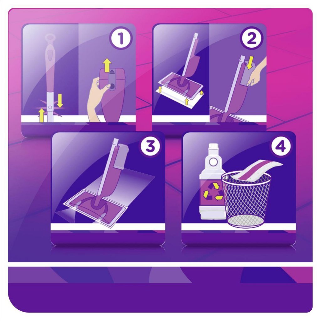 Swiffer Swiffer WetJet Mop System Purple