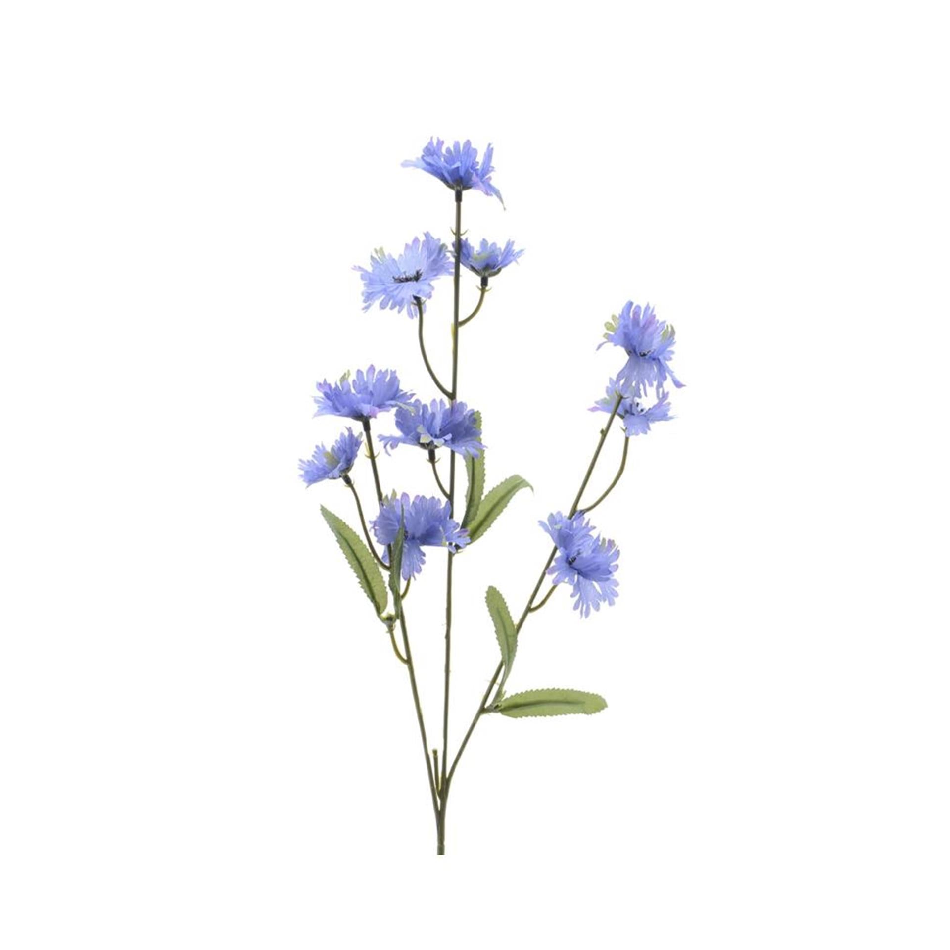Decoris fleur artificielle bleuet h55cm violet
