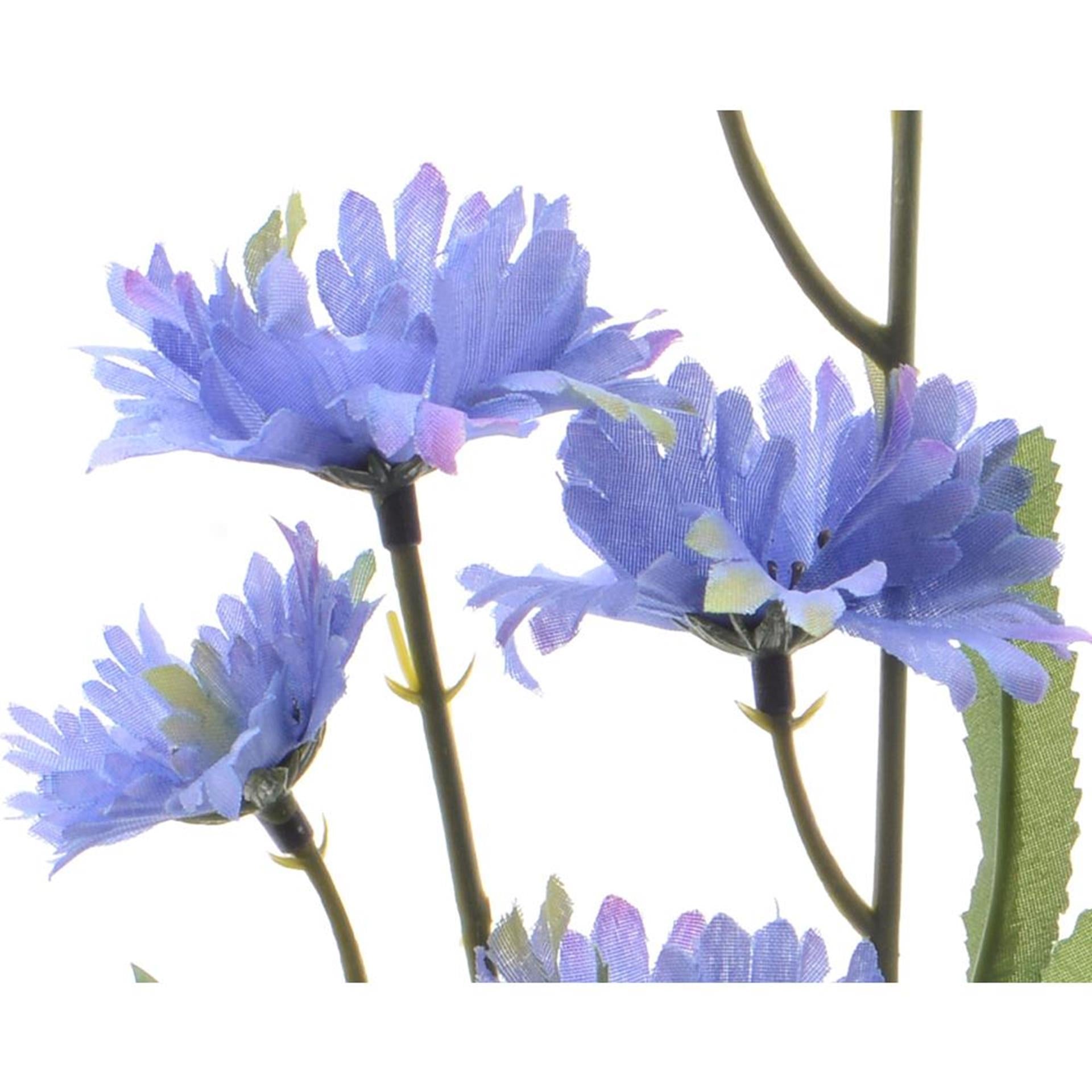Decoris fleur artificielle bleuet h55cm violet