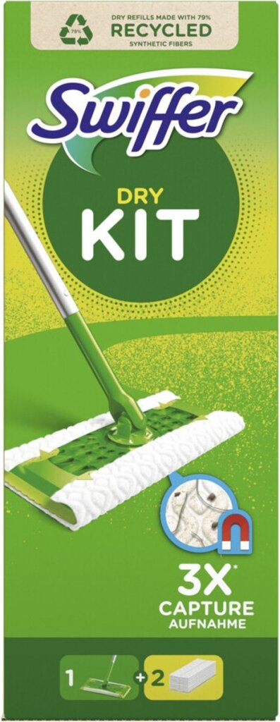 Swiffer Swiffer Starterskit avec 1 poignée 2 lingettes sèches Navullingen 1 set
