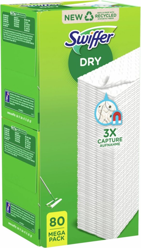 Swiffer Swiffer Floor Cleaner Dry Wipes 80 Floor Wipes Wipes