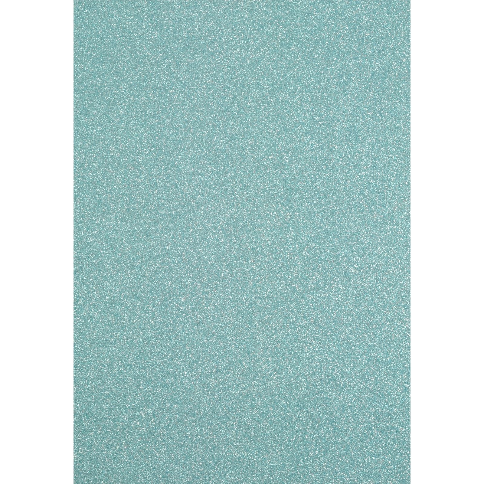 Florence • papier pailleté 250g a4 aqua 5x