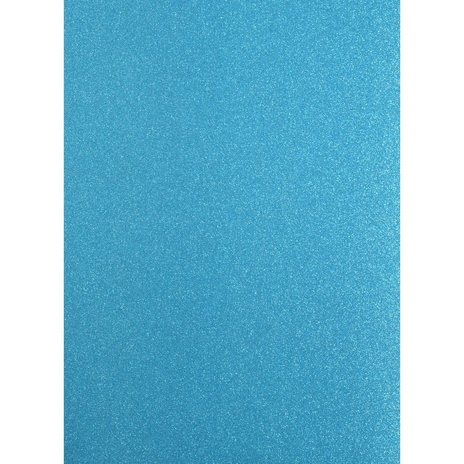 Florence • papier pailleté 250g a4 turquoise 5x