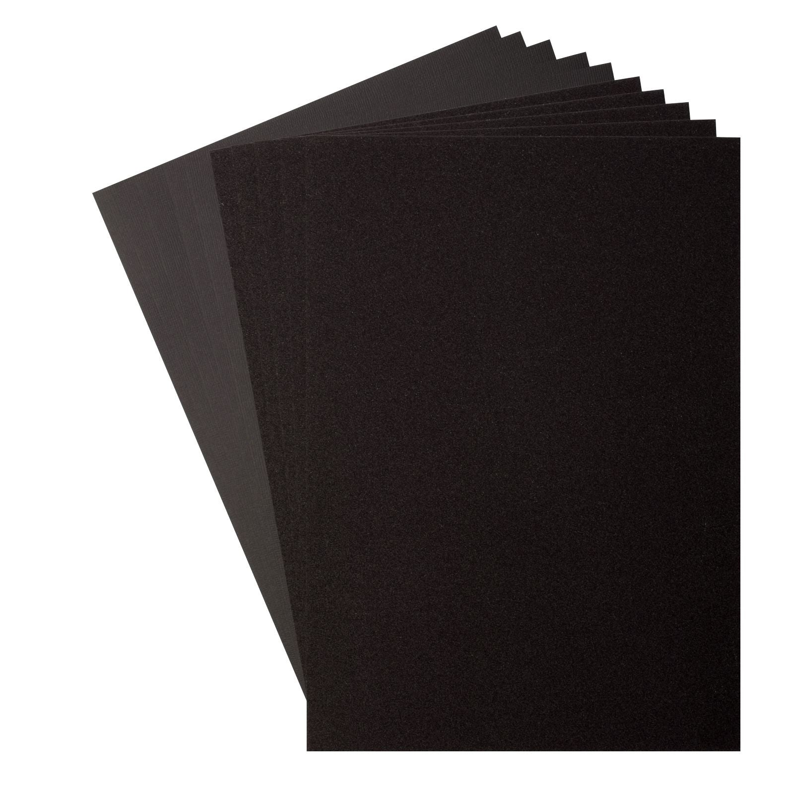 Florence • set papier pailleté et papier cartonné 216g a4 10x noir noir