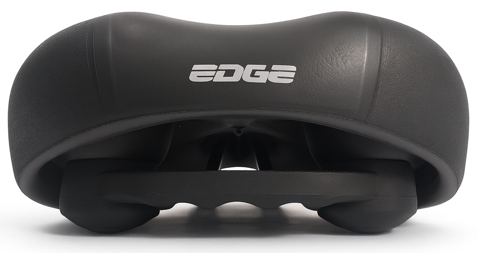 Edge Fietszadel City Protect with Corner Protection Black