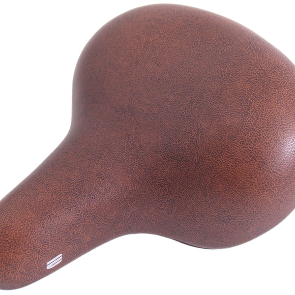 Selle de vélo Urban XL - marron foncé mat