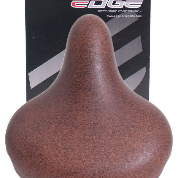 Selle de vélo Edge Urban - marron foncé mat (sur la carte)