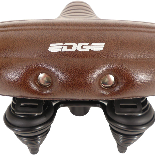 Edge Selle de vélo Urban XL Wave marron