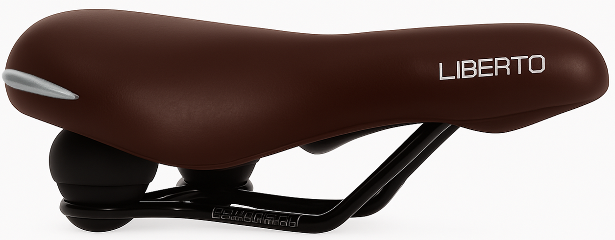 Edge Bicycle Saddle Liberto Mat Bruin (sur carte)