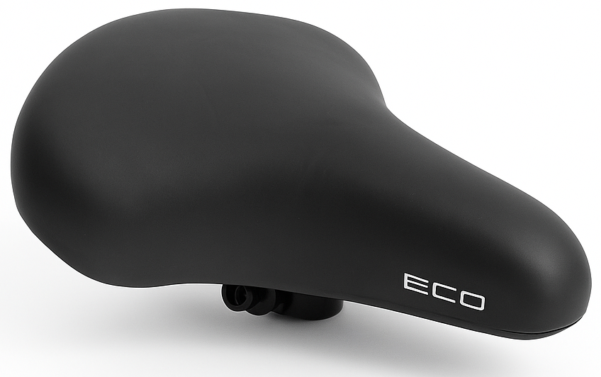 Bicycle Saddle Edge City Eco - Black (sur carte)
