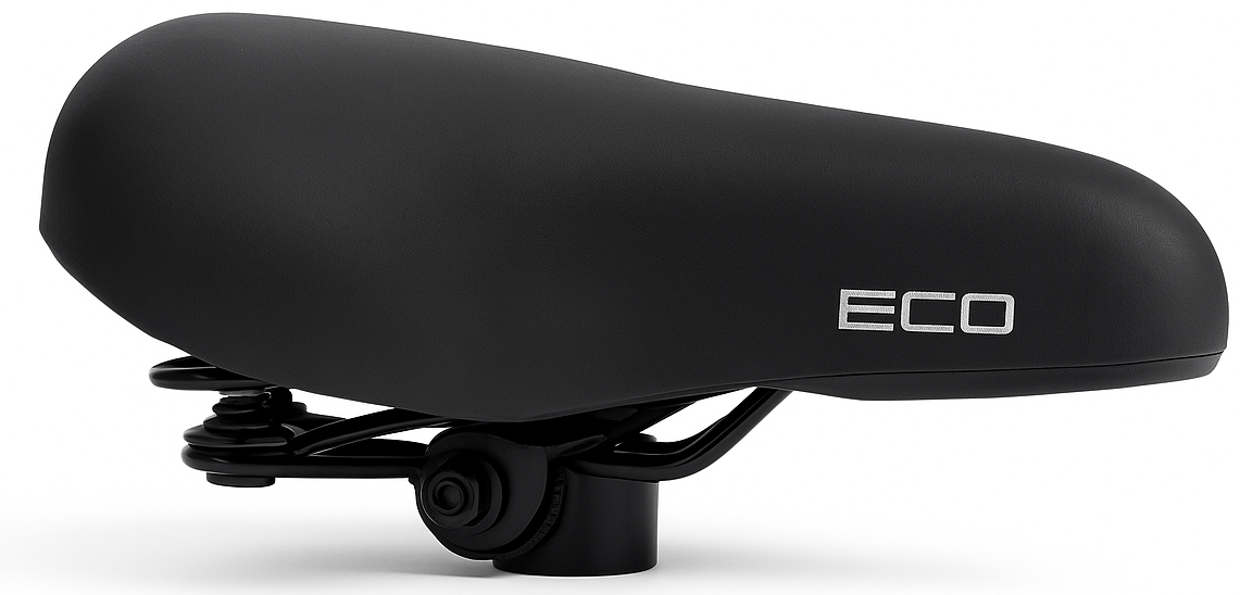 Bicycle Saddle Edge City Eco - Black (sur carte)