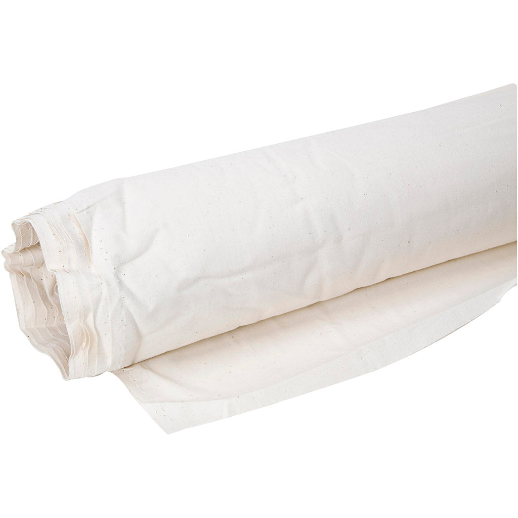 Toile de coton lavée, l: 150 cm, 105 gr, naturel, 25 m 1 carton