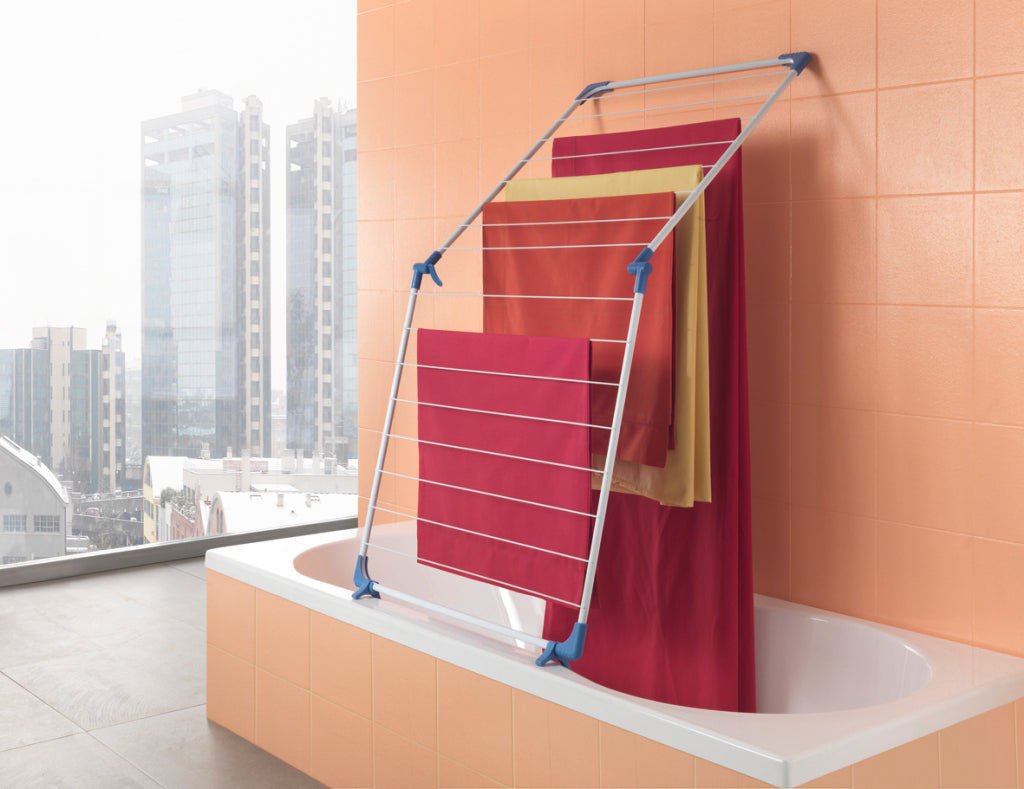 Metaltex Metaltex Cervino Badkuipdroogrek 10 m longueur sec bleu blanc
