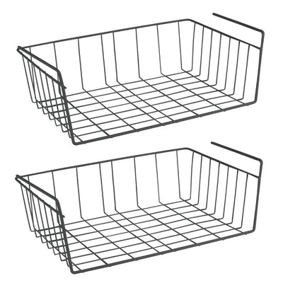 Metaltex Metaltex Babette Hang Panier 40x26x14 cm noir 2 pièces